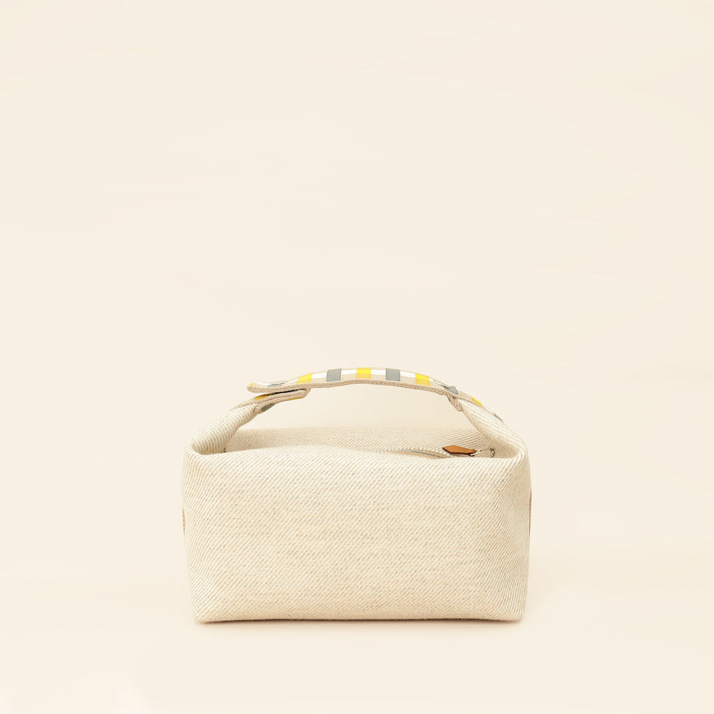 Hermes Bicolor Bride-a-Brac H Natte Case, Large Model
