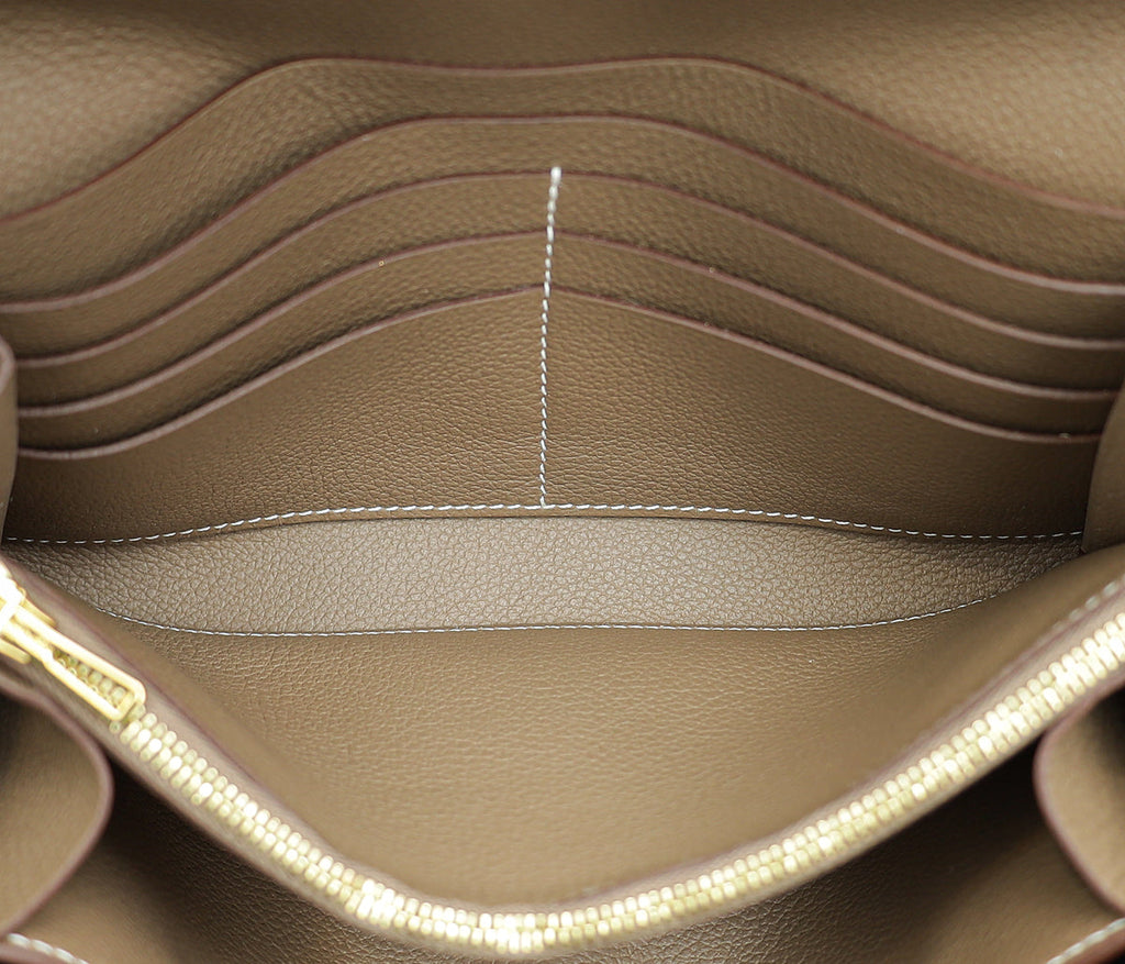 Hermes Etoupe Constance To Go Wallet
