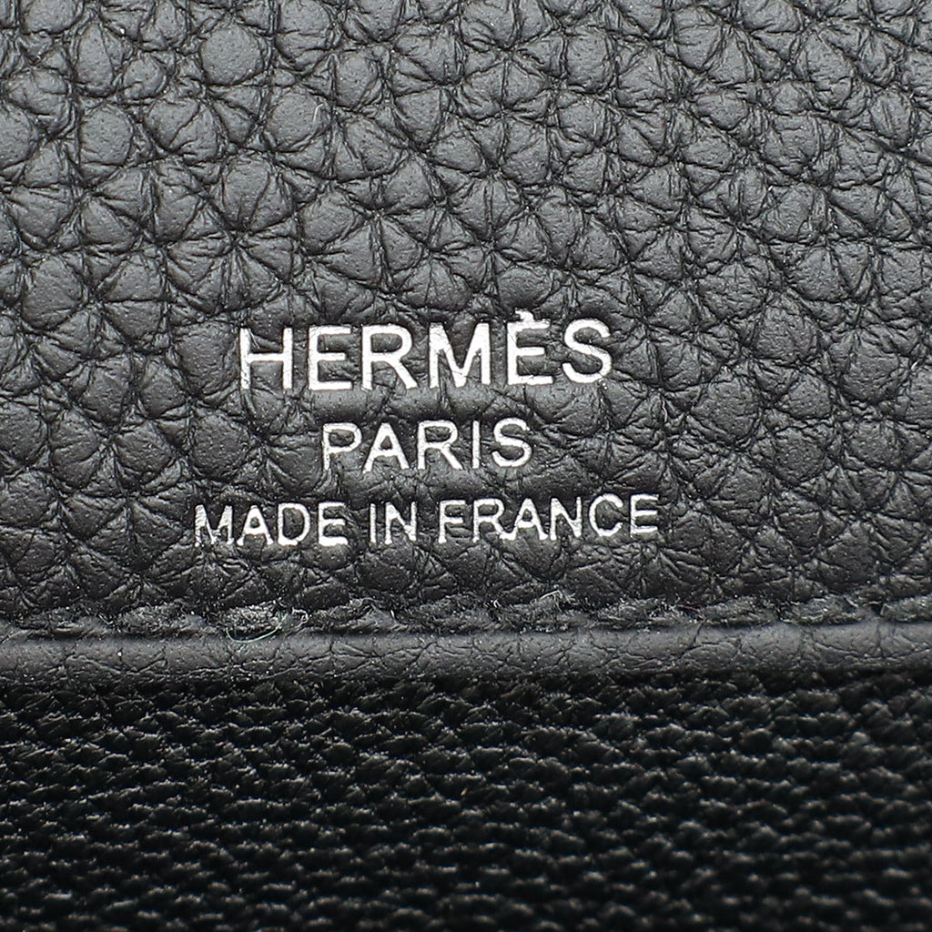Hermes Noir Kelly Depeches 25 Pouch