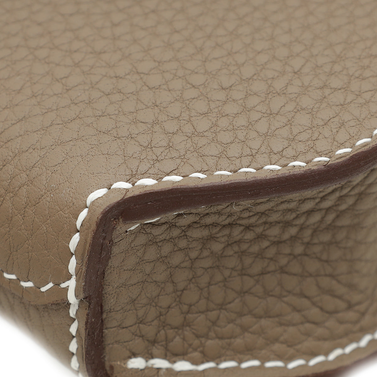 Hermes Etoupe Kelly Depeches 25 Pouch