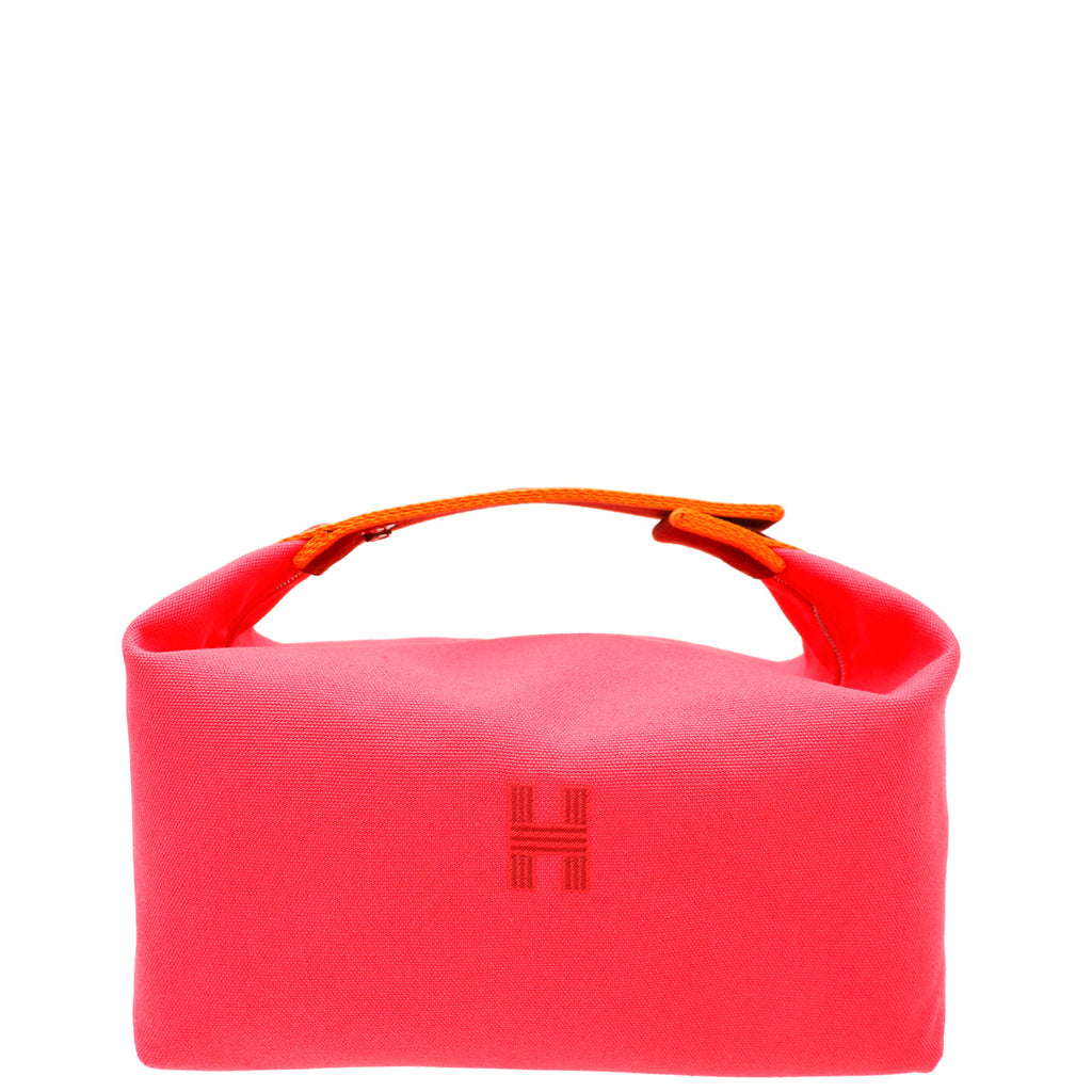 Hermes Hibiscus Bride-A-Brac Large Pouch