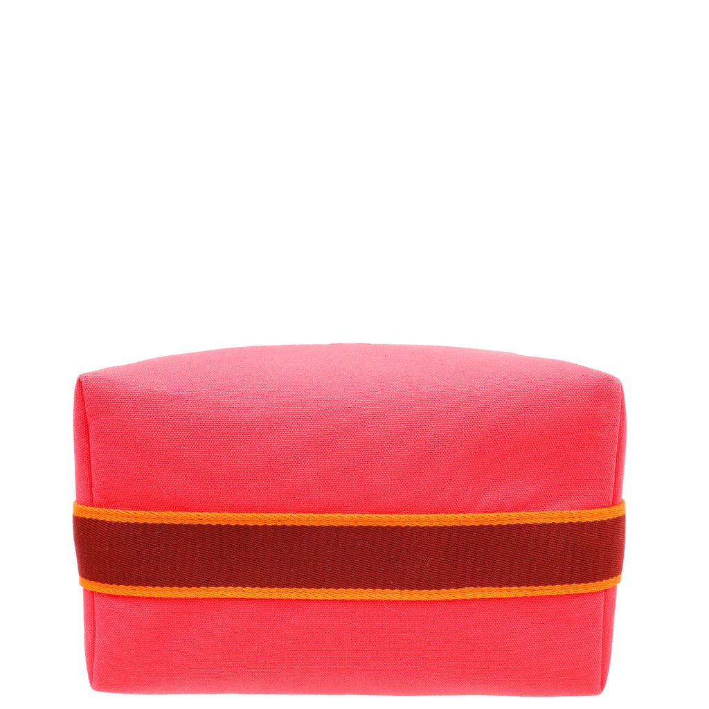 Hermes Hibiscus Bride-A-Brac Large Pouch