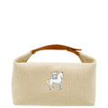 Hermes Biscuit Bride-a-Brac Cabriole Herringbone Large Case Pouch