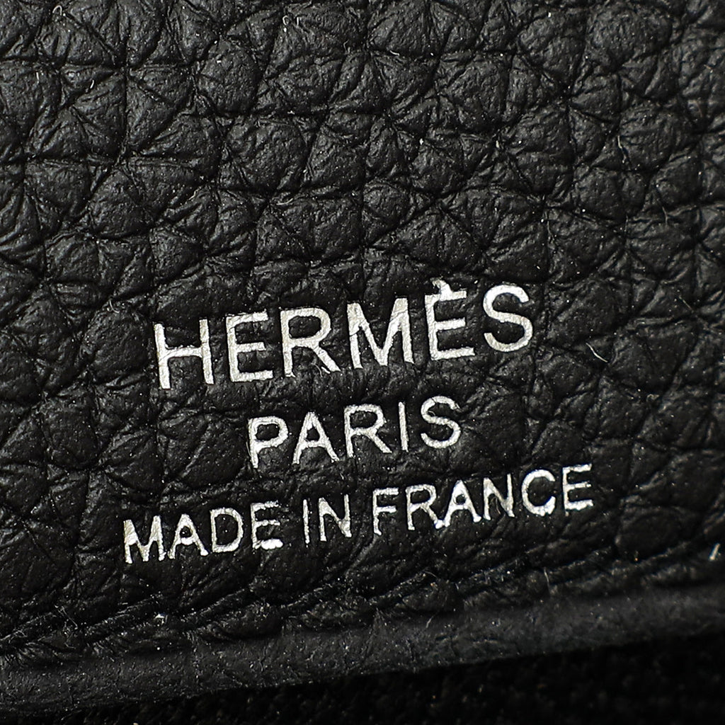 Hermes Noir Kelly Depeches 25 Pouch