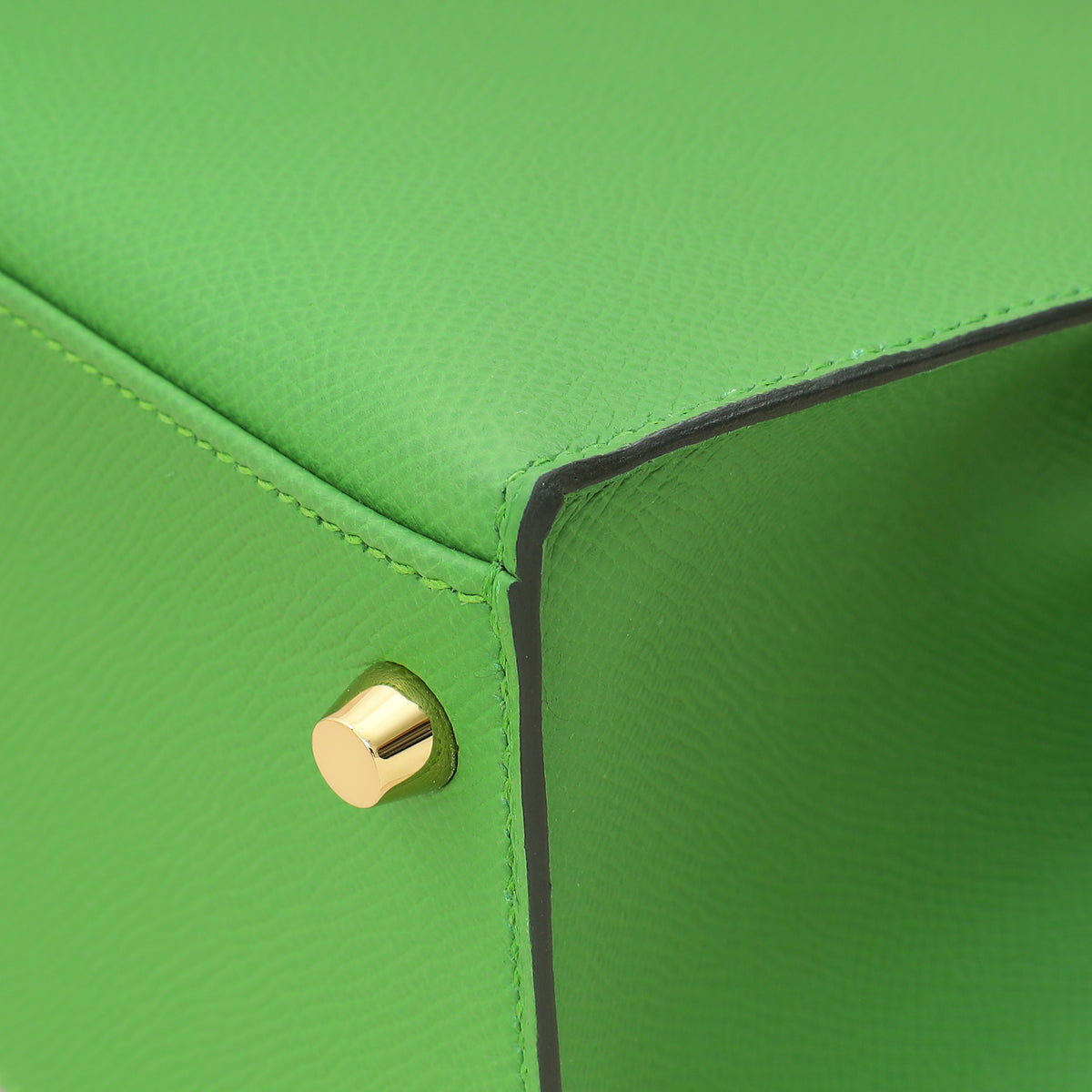 Hermes Vert Yucca Kelly 28 Sellier Bag