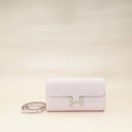 Hermes Mauve Pale Constance To Go Wallet