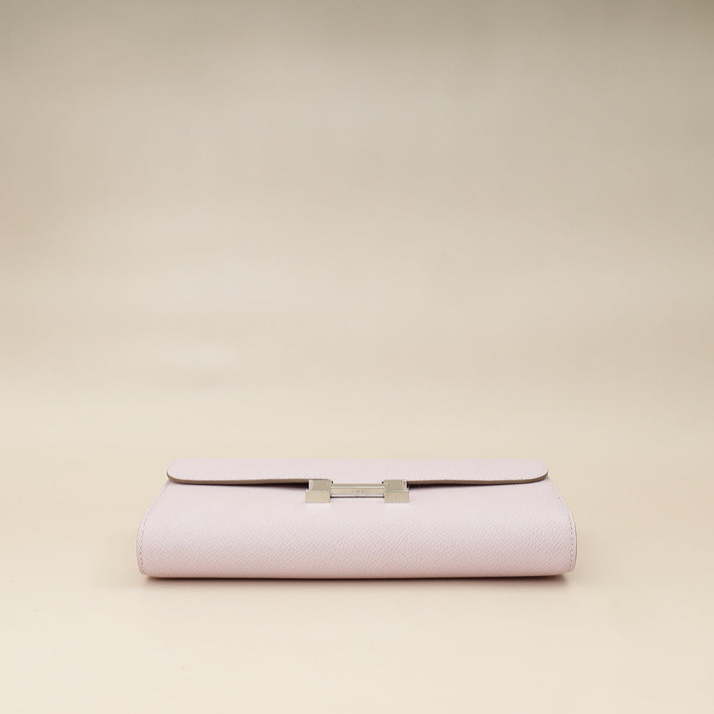 Hermes Mauve Pale Constance To Go Wallet