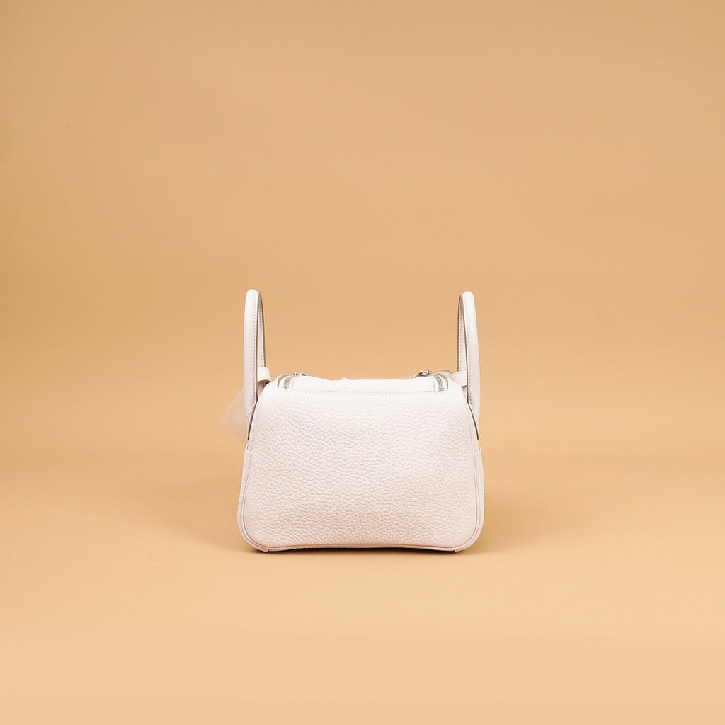 Hermes Mauve Pale Mini Lindy Bag
