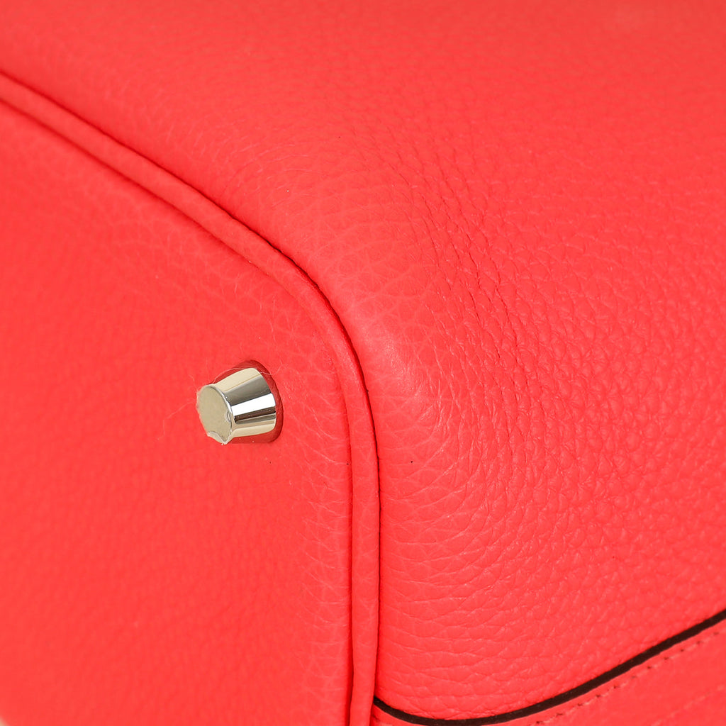 Hermes Rose Texas Picotin Lock 18 Bag