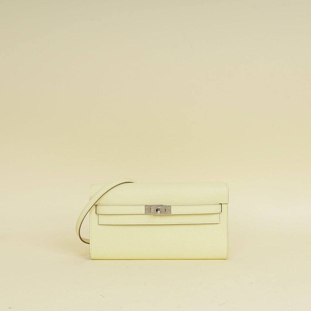 Hermes Jaune Milton Kelly Classic To Go Wallet