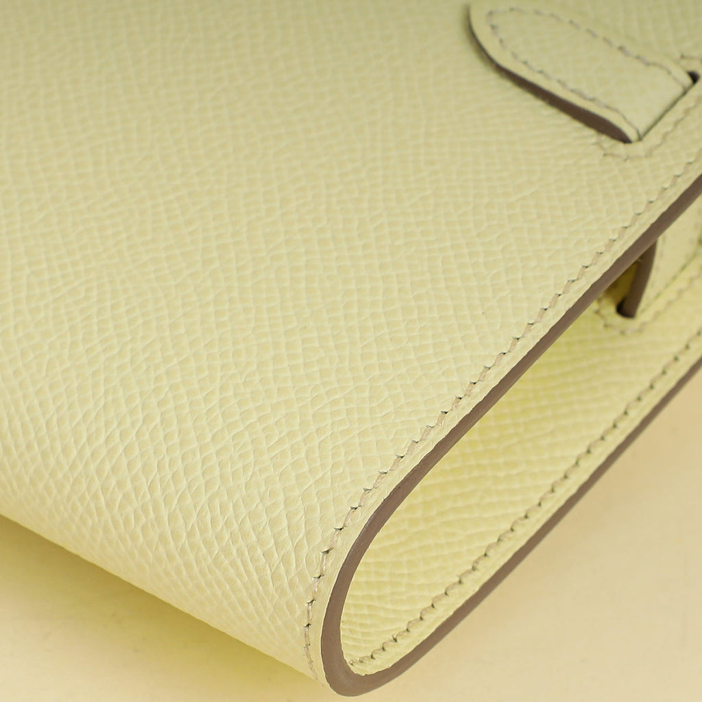 Hermes Jaune Milton Kelly Classic To Go Wallet