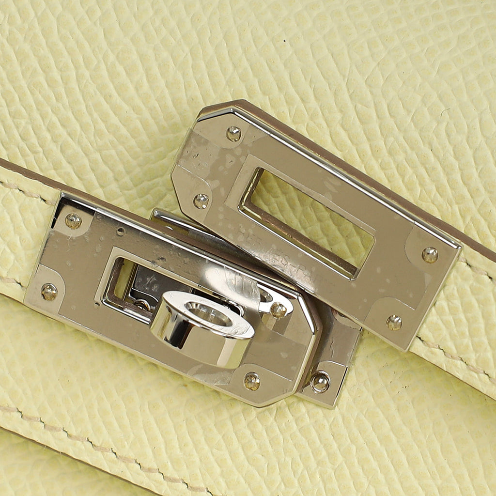 Hermes Jaune Milton Kelly Classic To Go Wallet