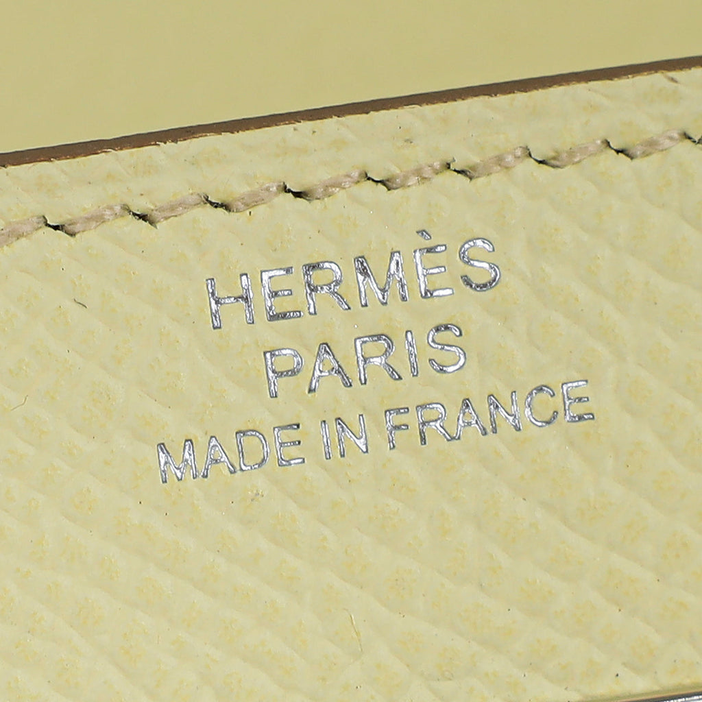 Hermes Jaune Milton Kelly Classic To Go Wallet