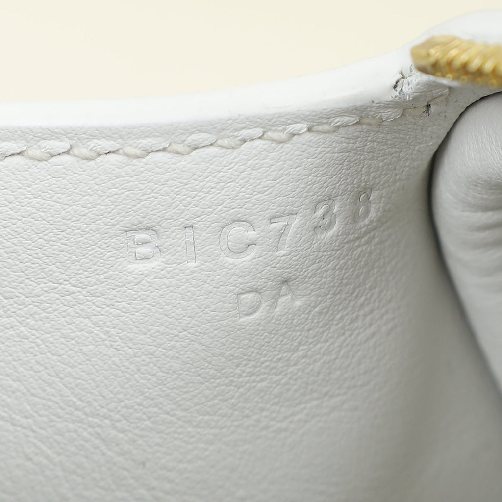 Hermes New White Mini Lindy Bag