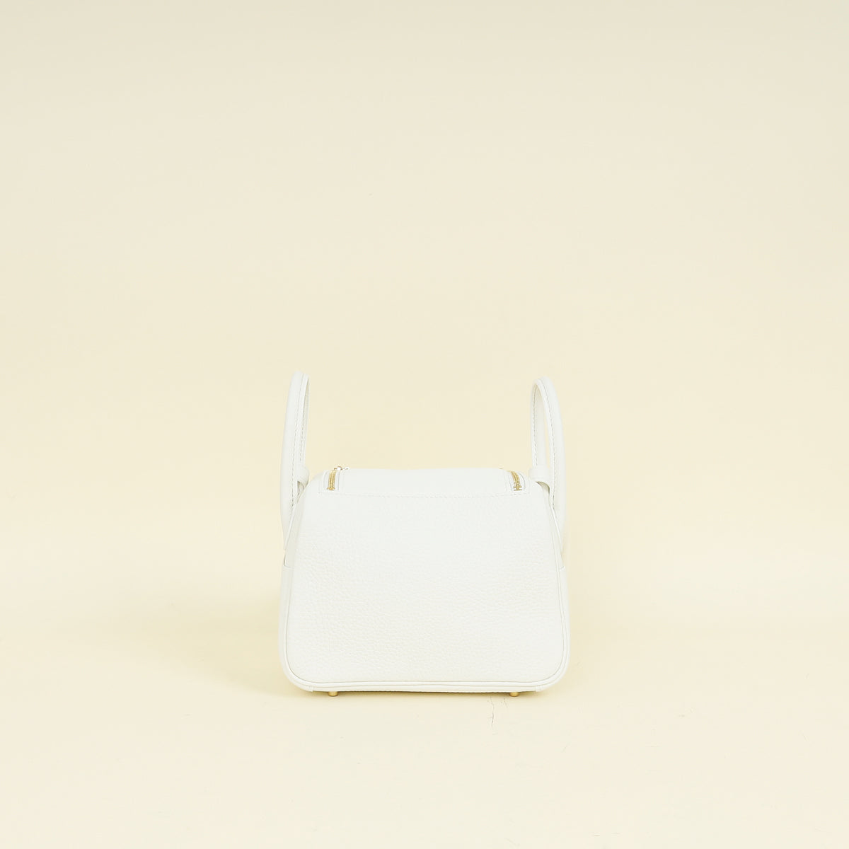 Hermes New White Mini Lindy Bag