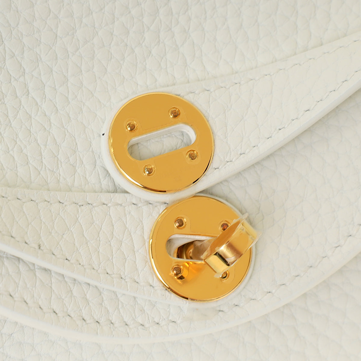 Hermes New White Mini Lindy Bag