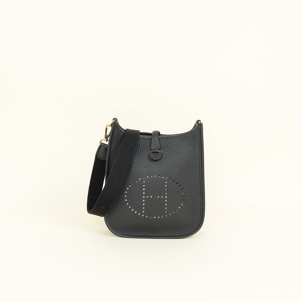 Hermes Noir Evelyne 16 TPM Bag