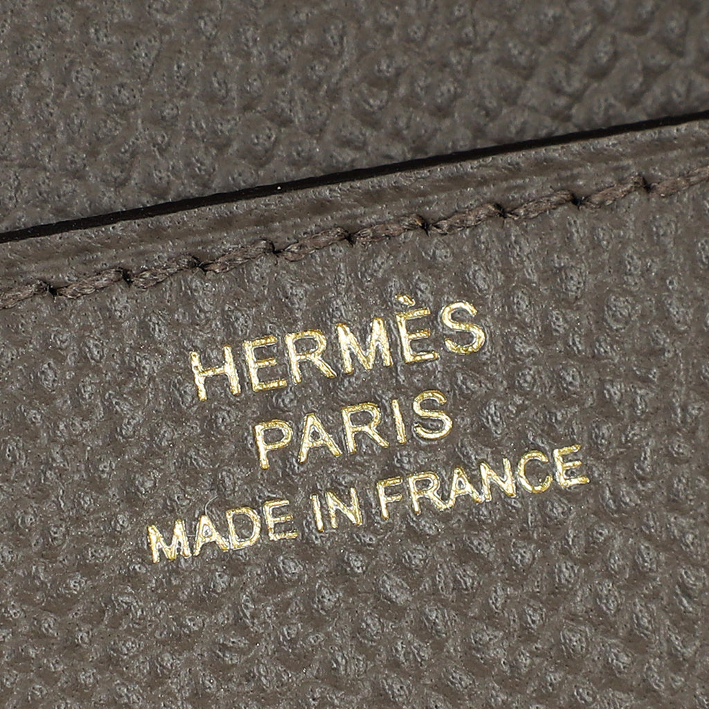 Hermes Gris Etain Constance To Go Wallet