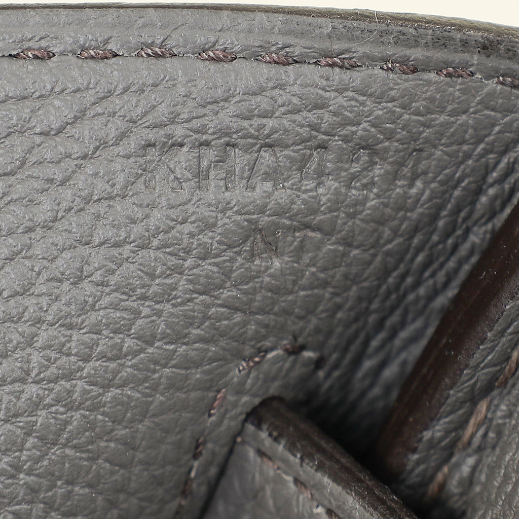 Hermes Gris Etain Haut à Courroies HAC Birkin 40 Bag