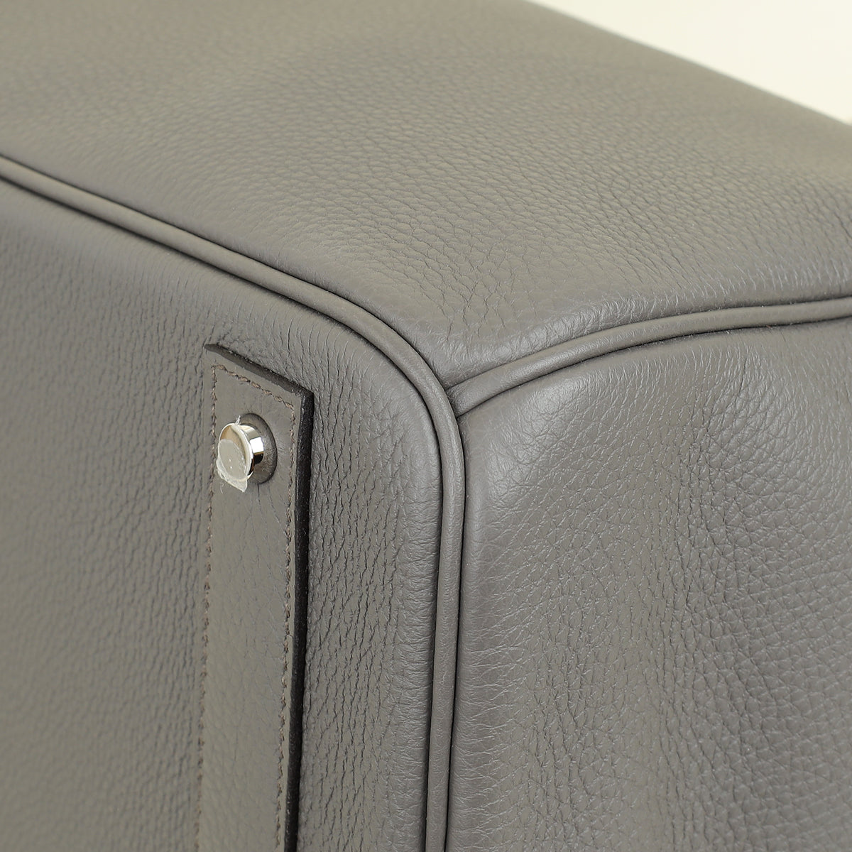 Hermes Gris Etain Haut à Courroies HAC Birkin 40 Bag