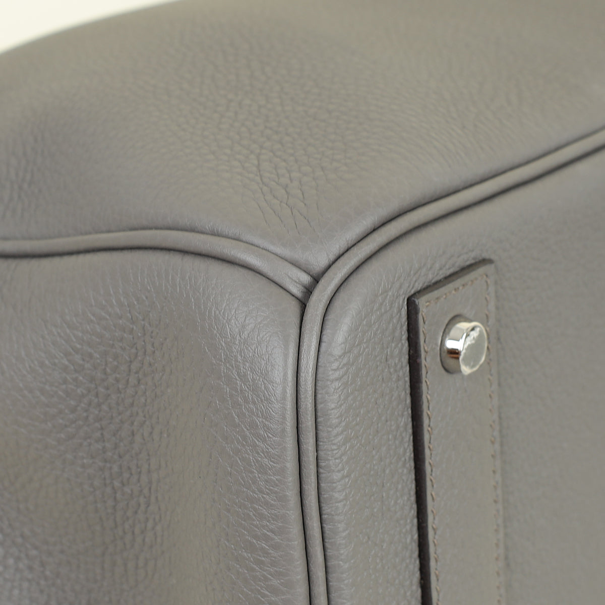Hermes Gris Etain Haut à Courroies HAC Birkin 40 Bag