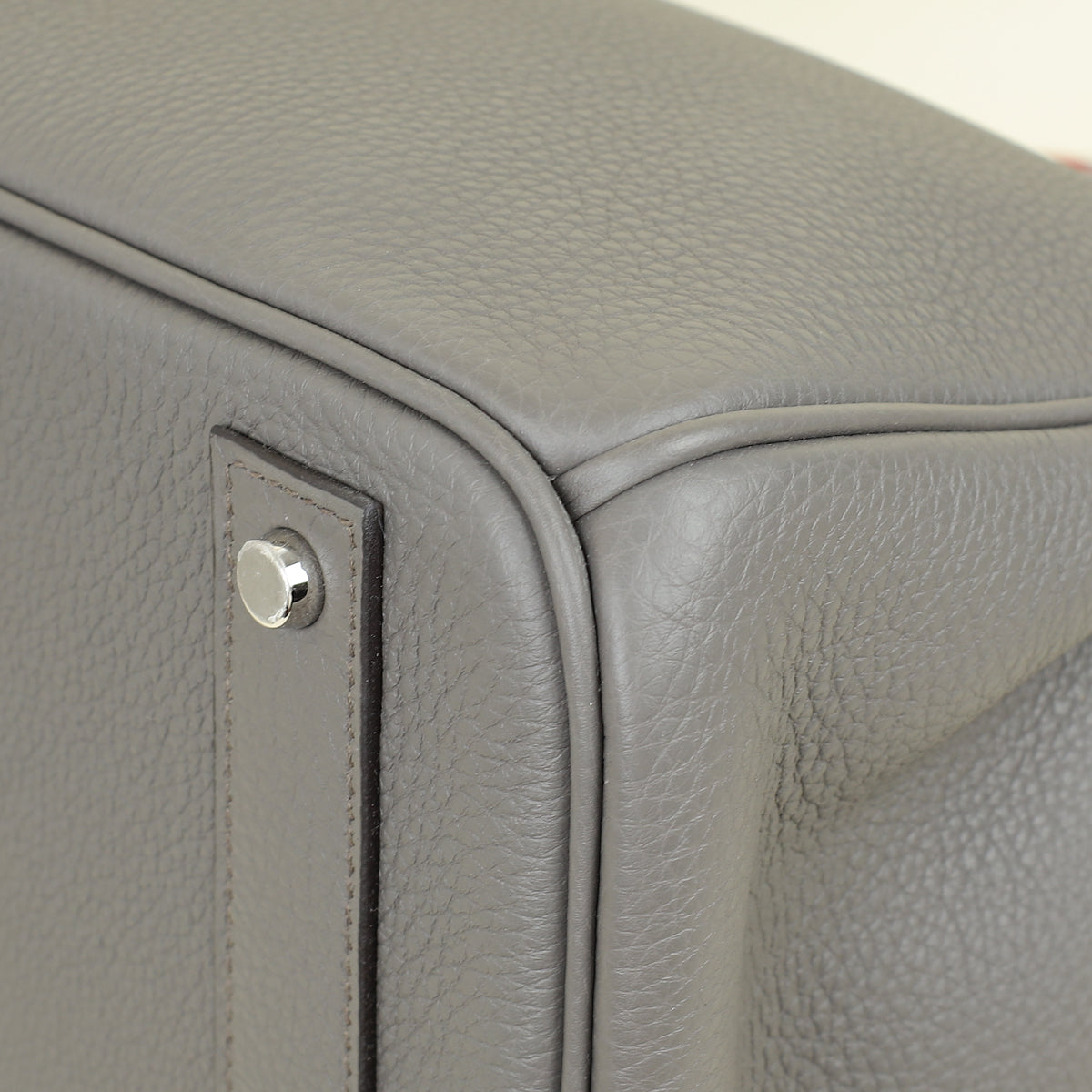 Hermes Gris Etain Haut à Courroies HAC Birkin 40 Bag