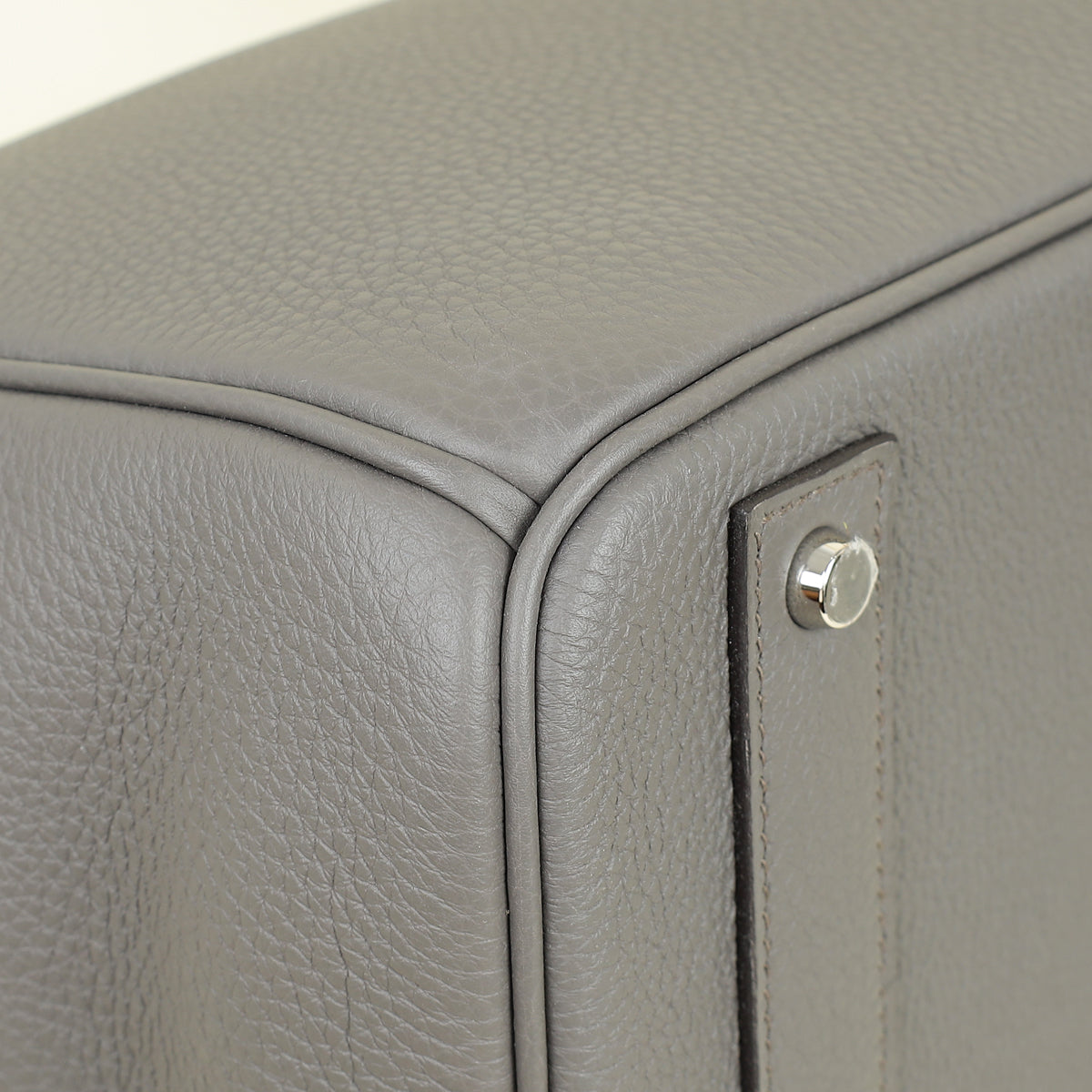 Hermes Gris Etain Haut à Courroies HAC Birkin 40 Bag