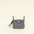 Hermes Gris Misty Mini Lindy Bag