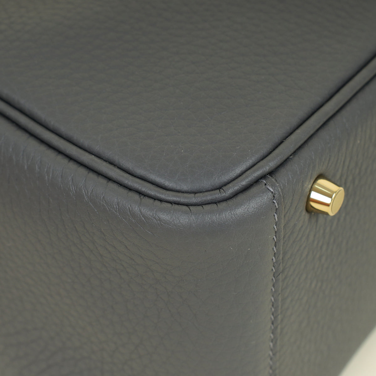 Hermes Gris Misty Mini Lindy Bag