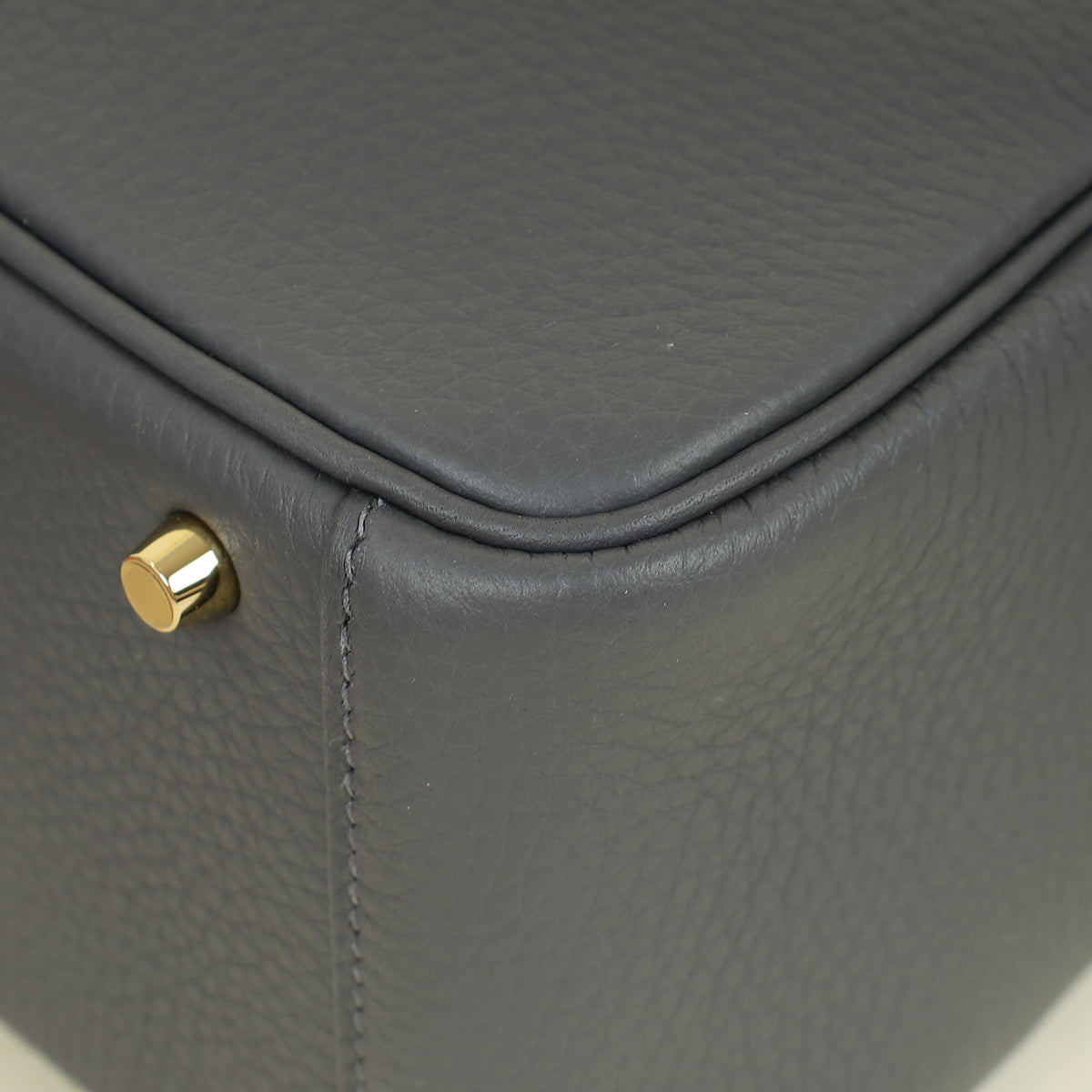 Hermes Gris Misty Mini Lindy Bag