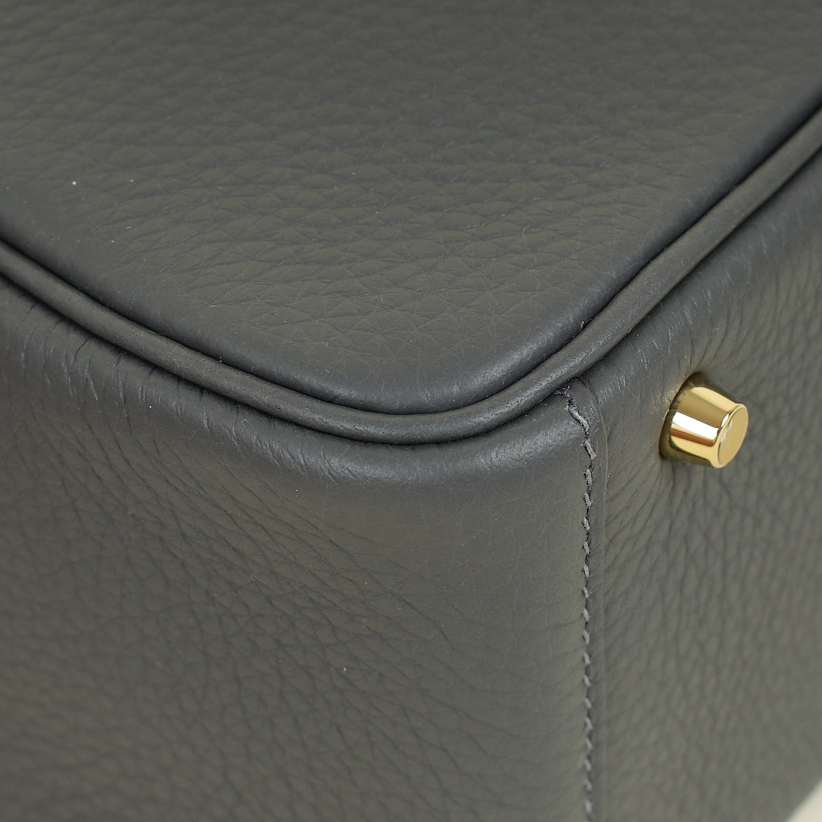 Hermes Gris Misty Mini Lindy Bag
