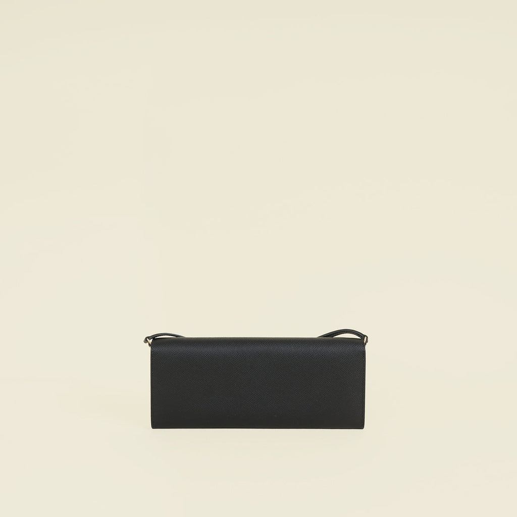 Hermes Noir Maillon To Go Wallet