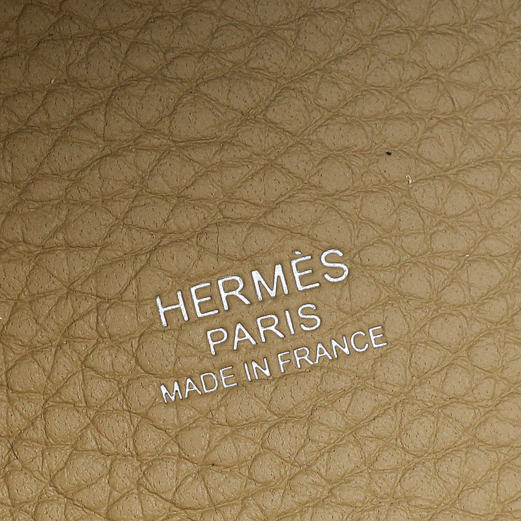 Hermes Beige Marfa Picotin Lock 18 Bag