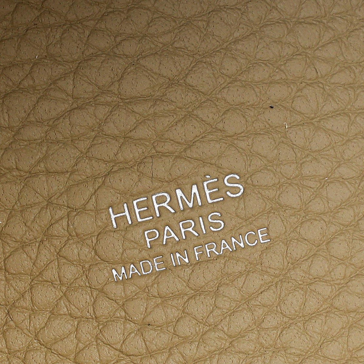 Hermes Beige Marfa Picotin Lock 18 Bag