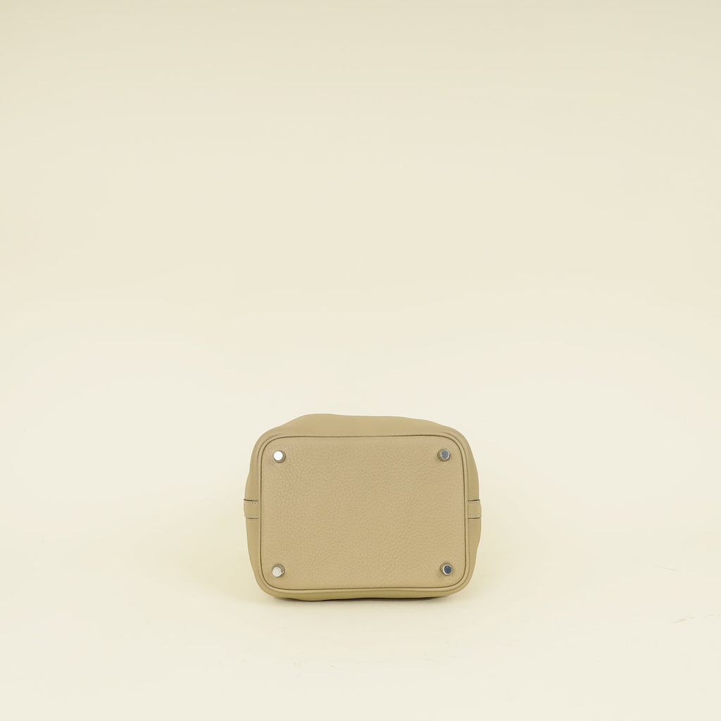 Hermes Beige Marfa Picotin Lock 18 Bag