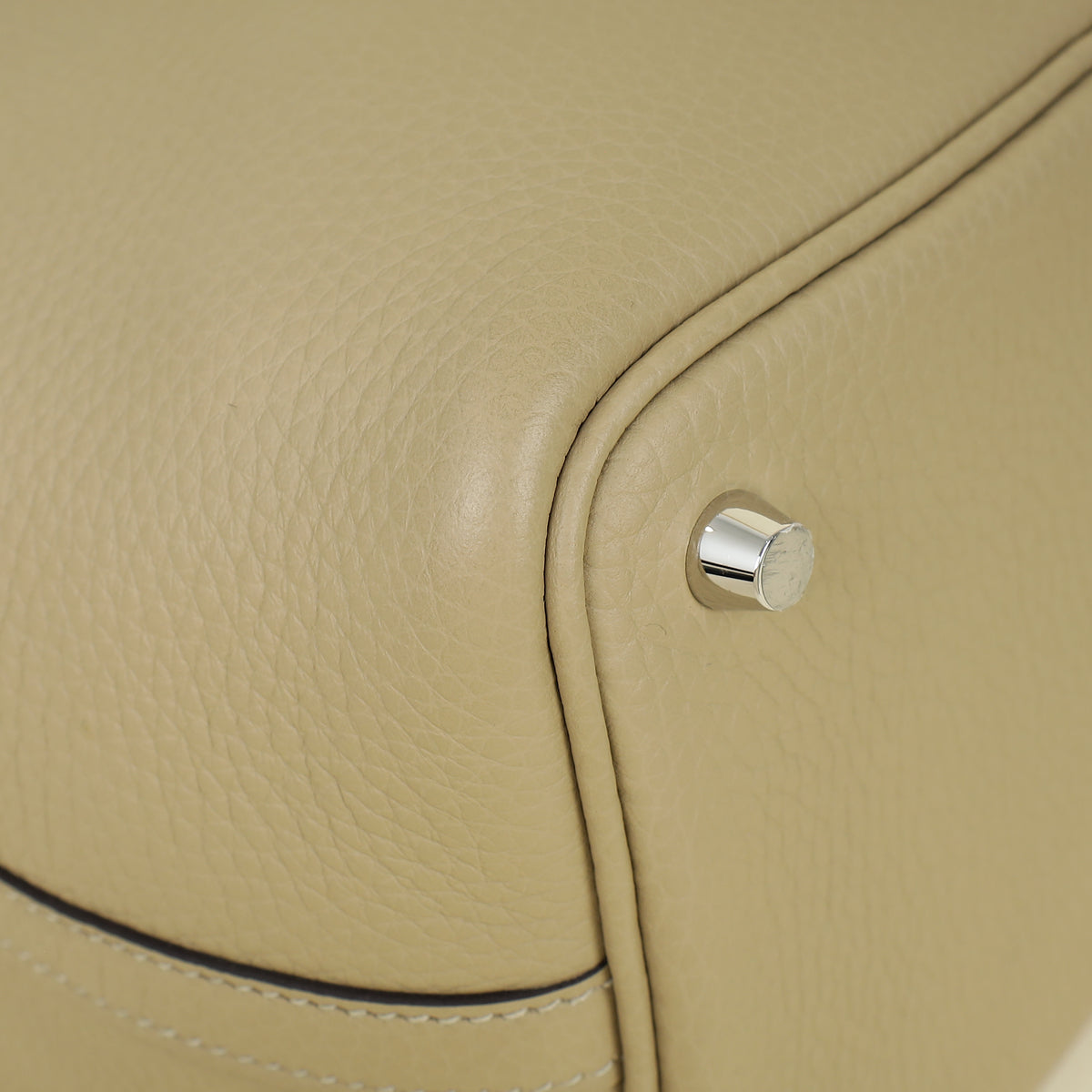 Hermes Beige Marfa Picotin Lock 18 Bag