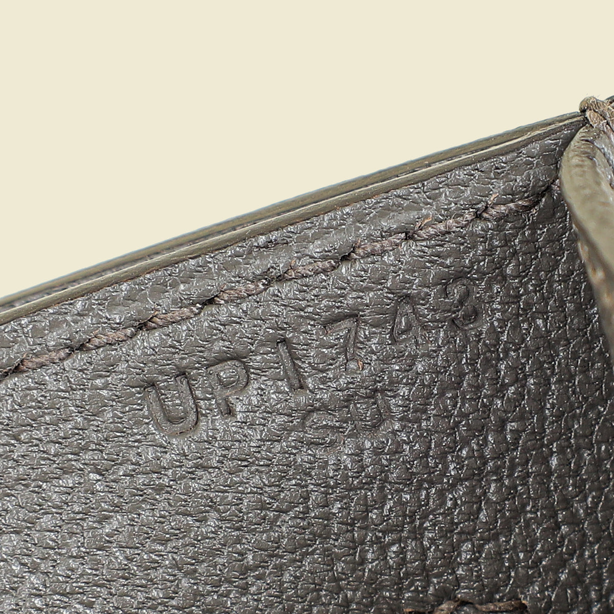 Hermes Gris Etain Kelly Depeches 25 Bag