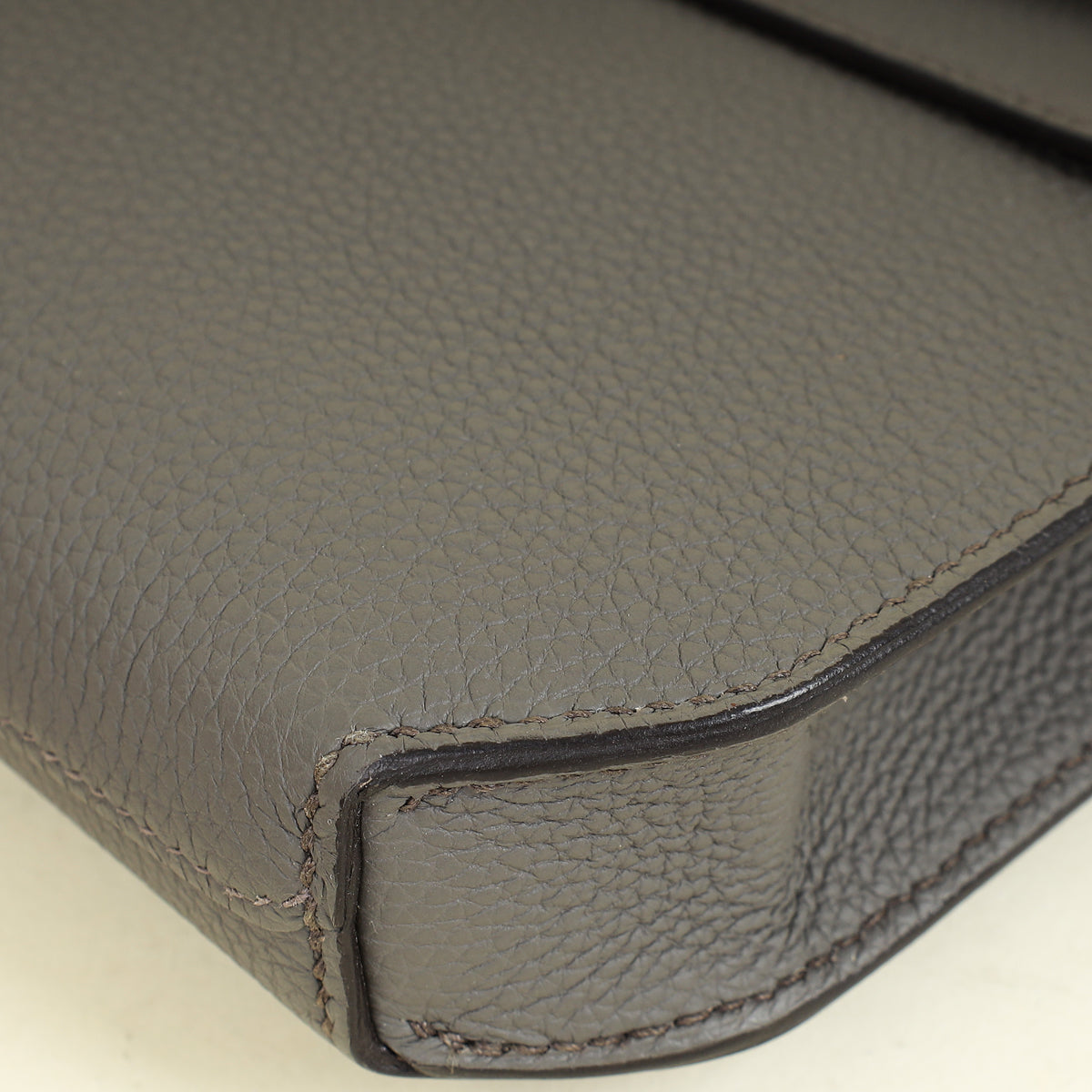 Hermes Gris Etain Kelly Depeches 25 Bag