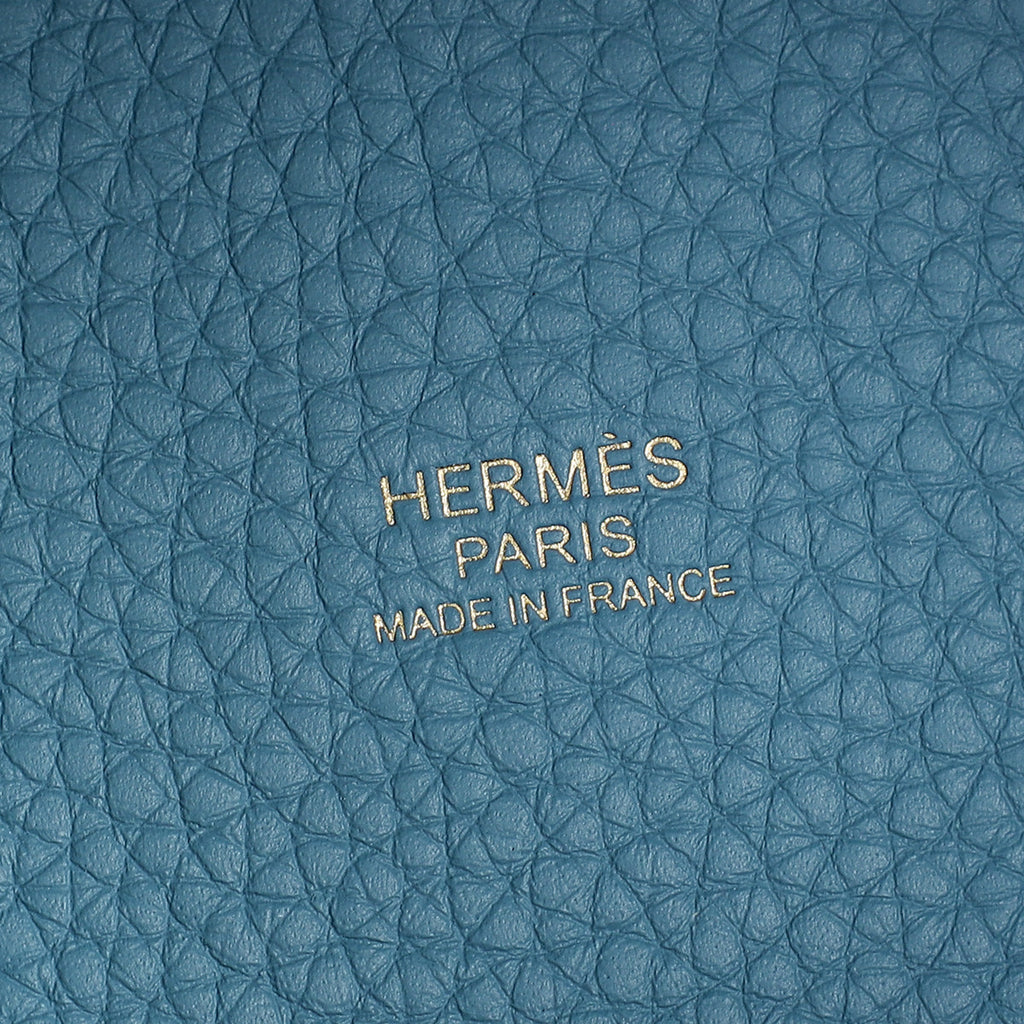 Hermes New Blue Jean Picotin Lock 18 Bag
