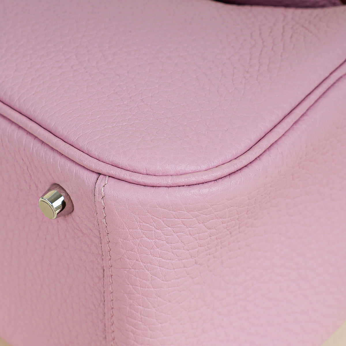 Hermes Mauve Sylvestre Mini Lindy Bag