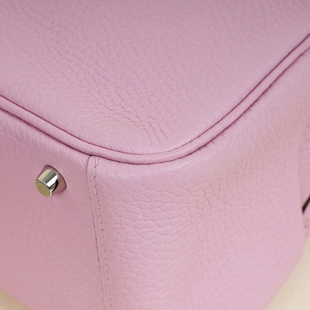 Hermes Mauve Sylvestre Mini Lindy Bag