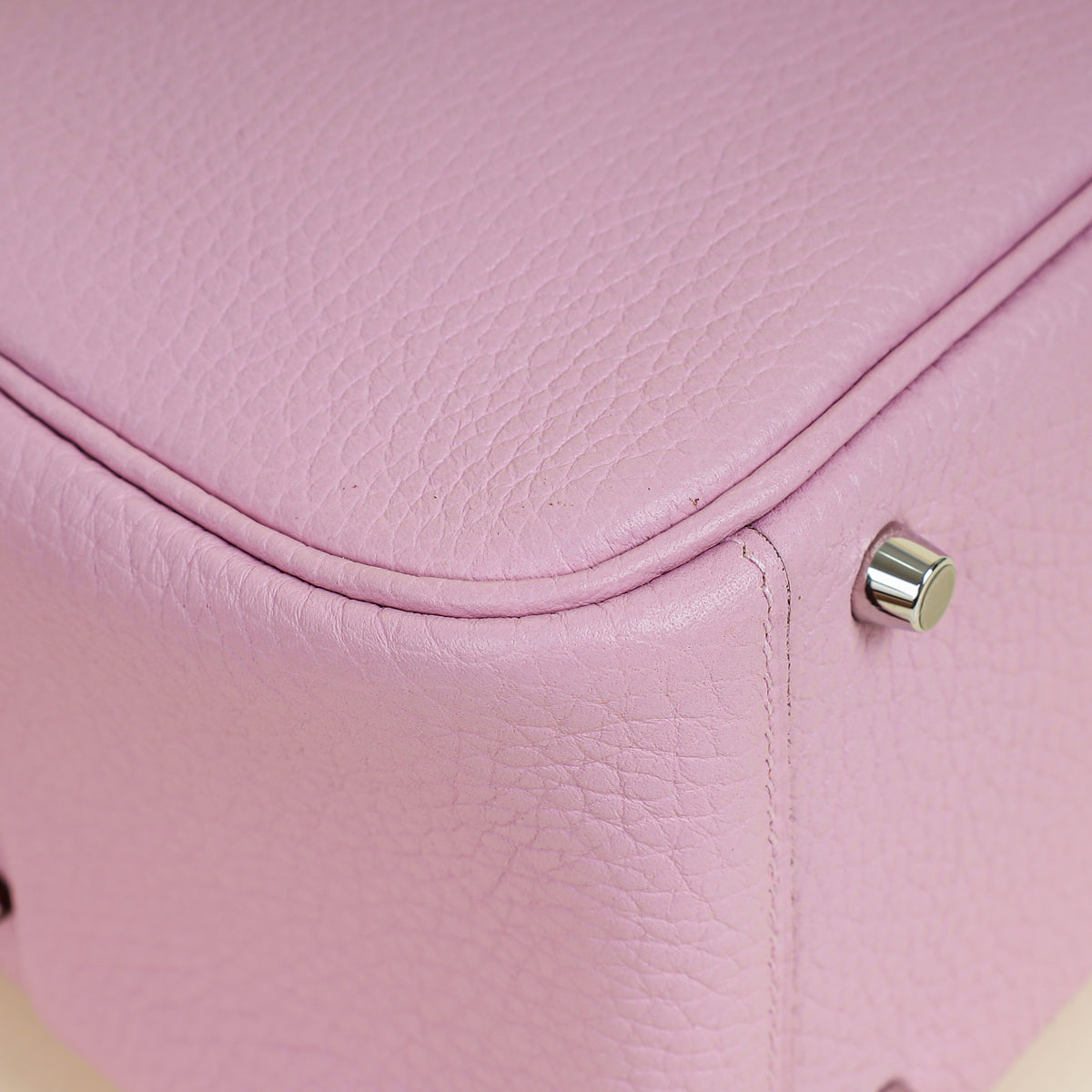 Hermes Mauve Sylvestre Mini Lindy Bag