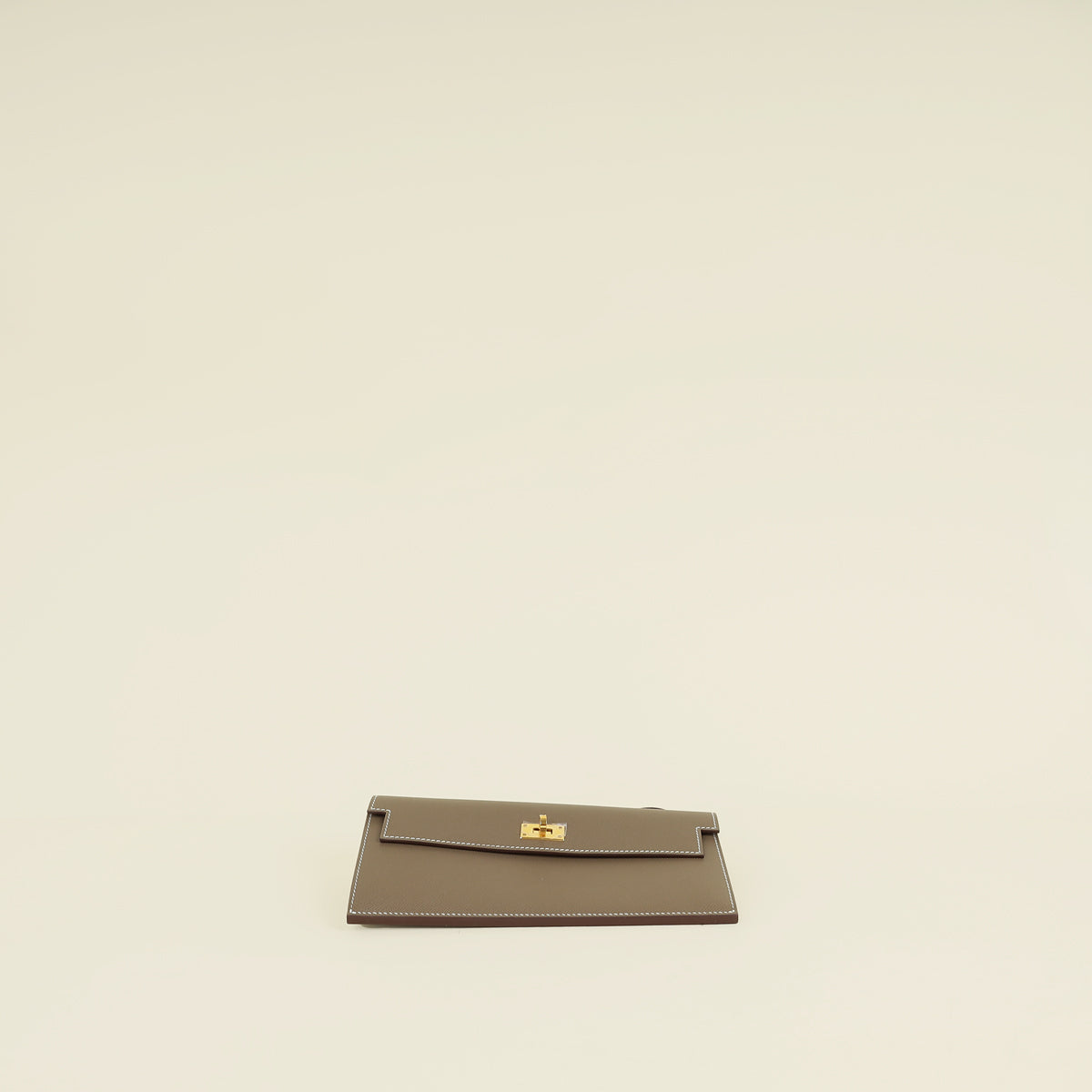 Hermes Etoupe Kelly Pocket Long Wallet