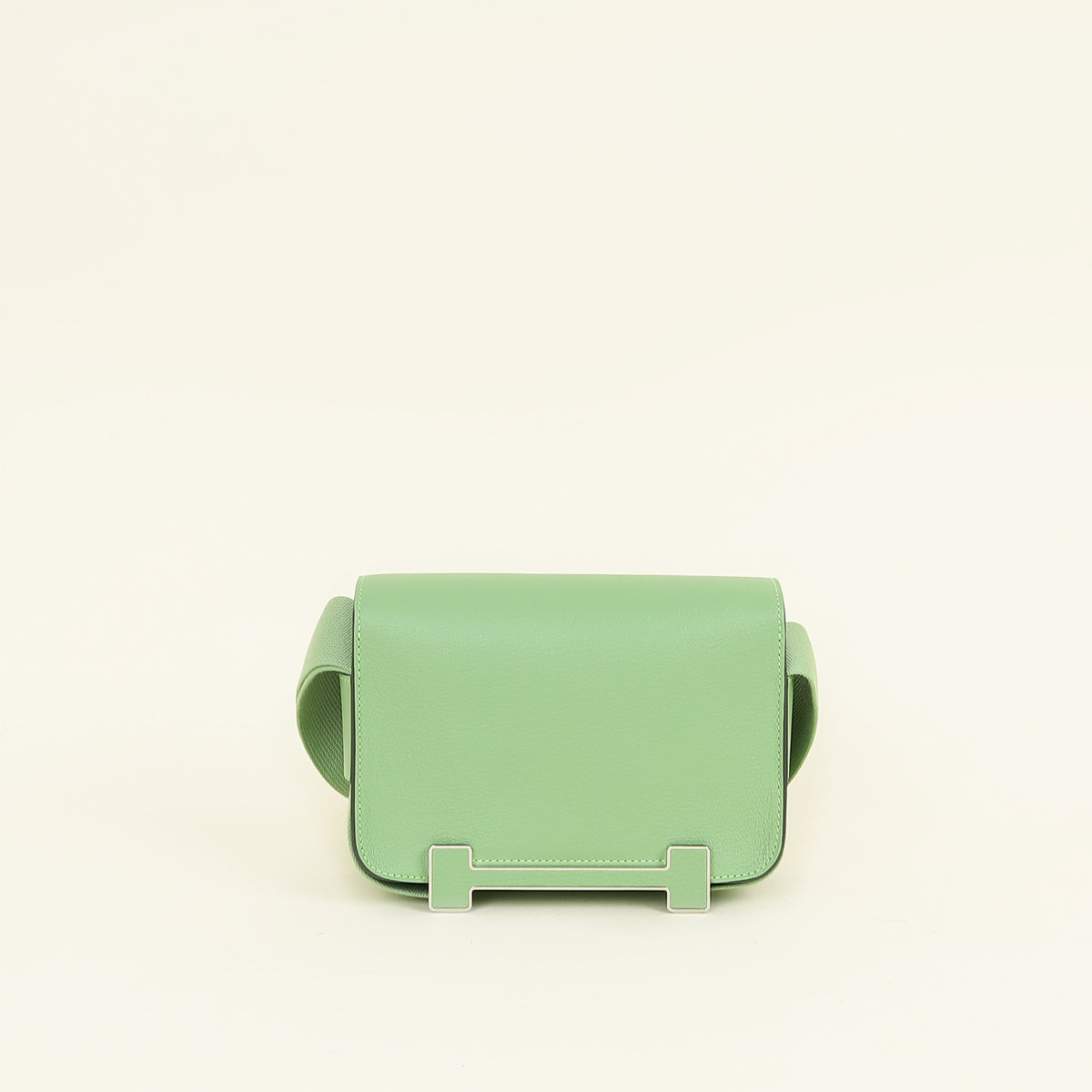 Hermes Vert Criquet Geta Shoulder Bag