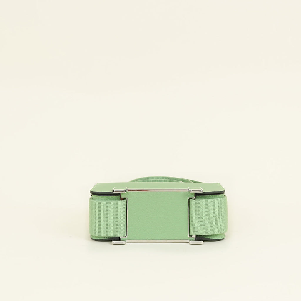 Hermes Vert Criquet Geta Shoulder Bag