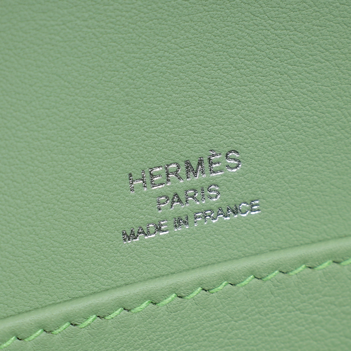 Hermes Vert Criquet Geta Shoulder Bag