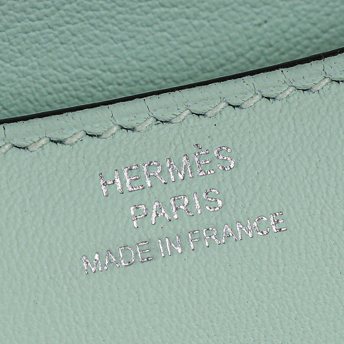 Hermes Vert Peppermint Constance III Mini Mirror Bag