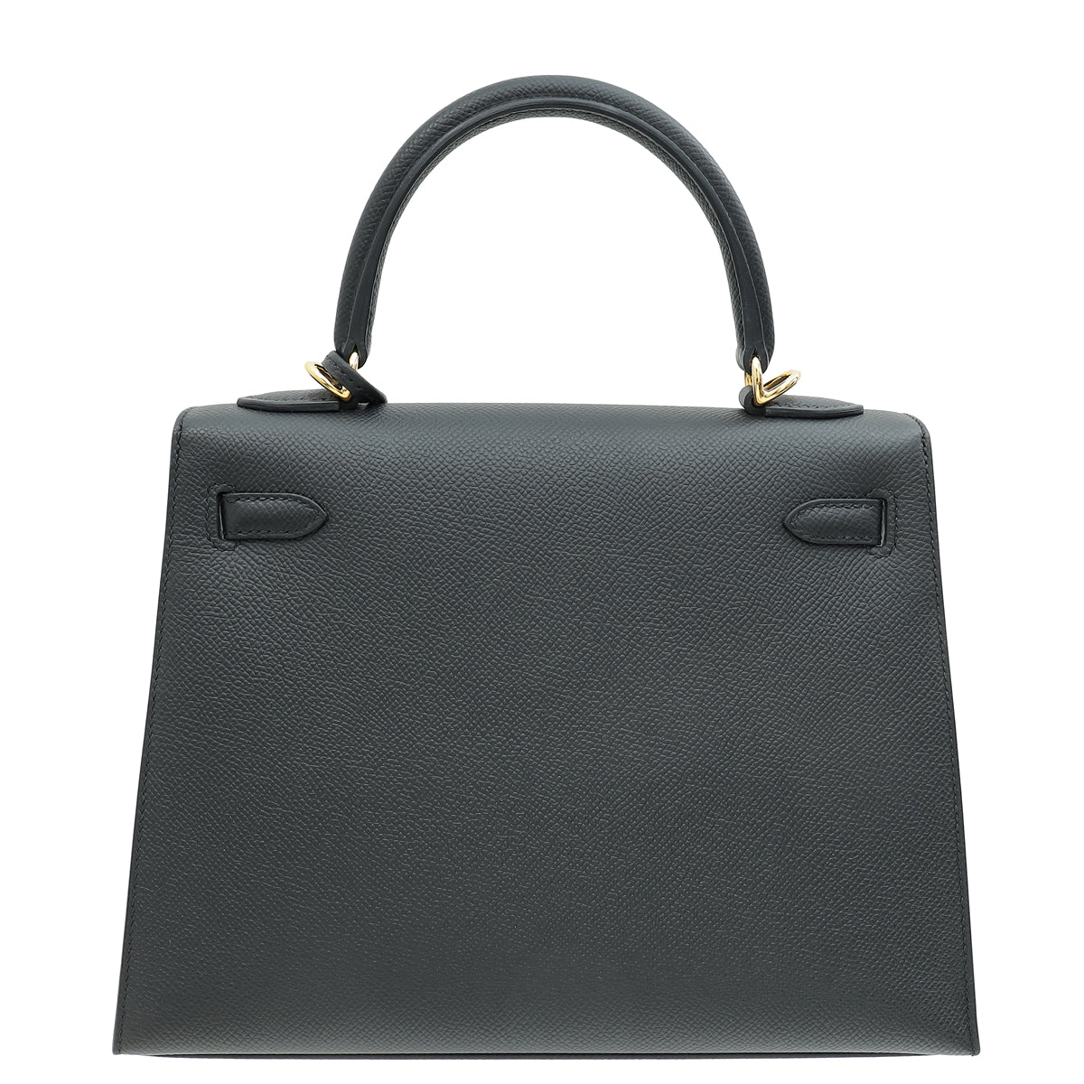 Hermes Noir Sellier Kelly 25 Bag