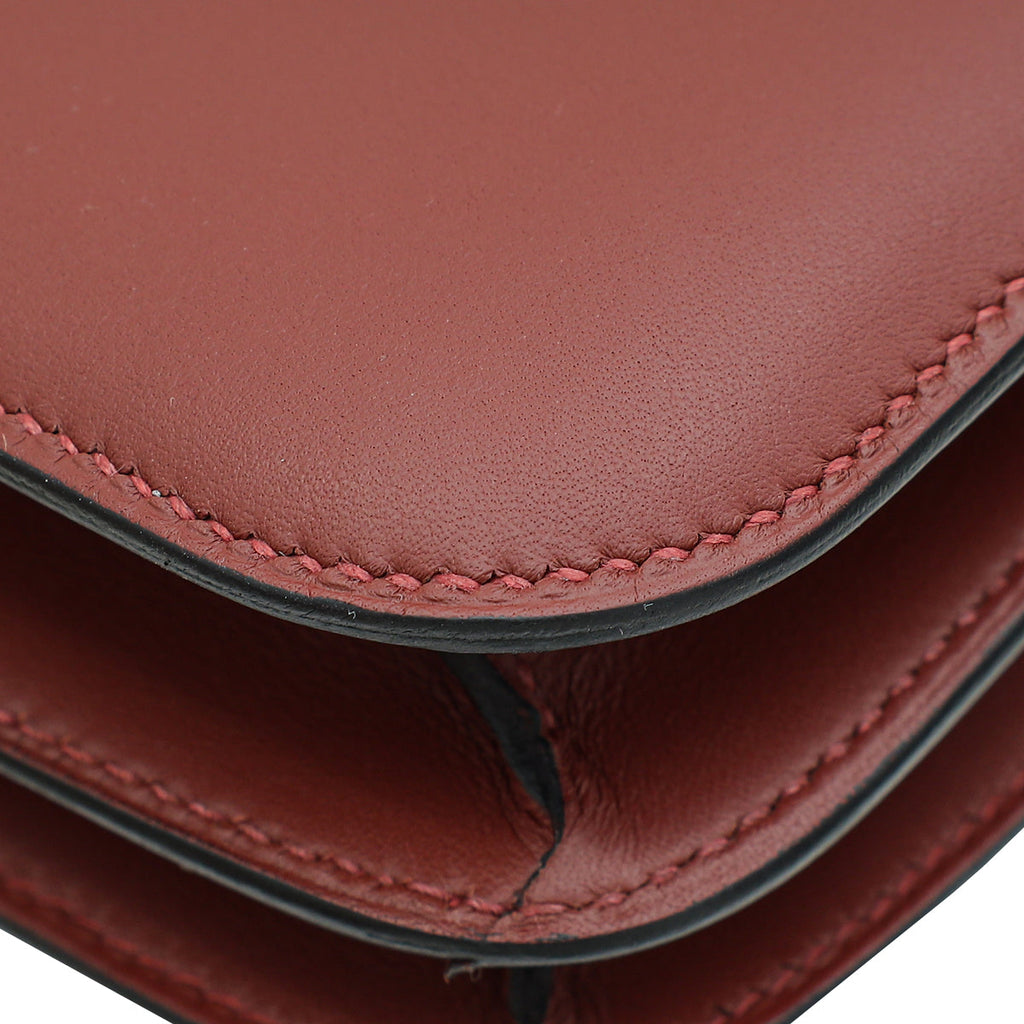 Hermes Rouge H Constance III Mini Bag