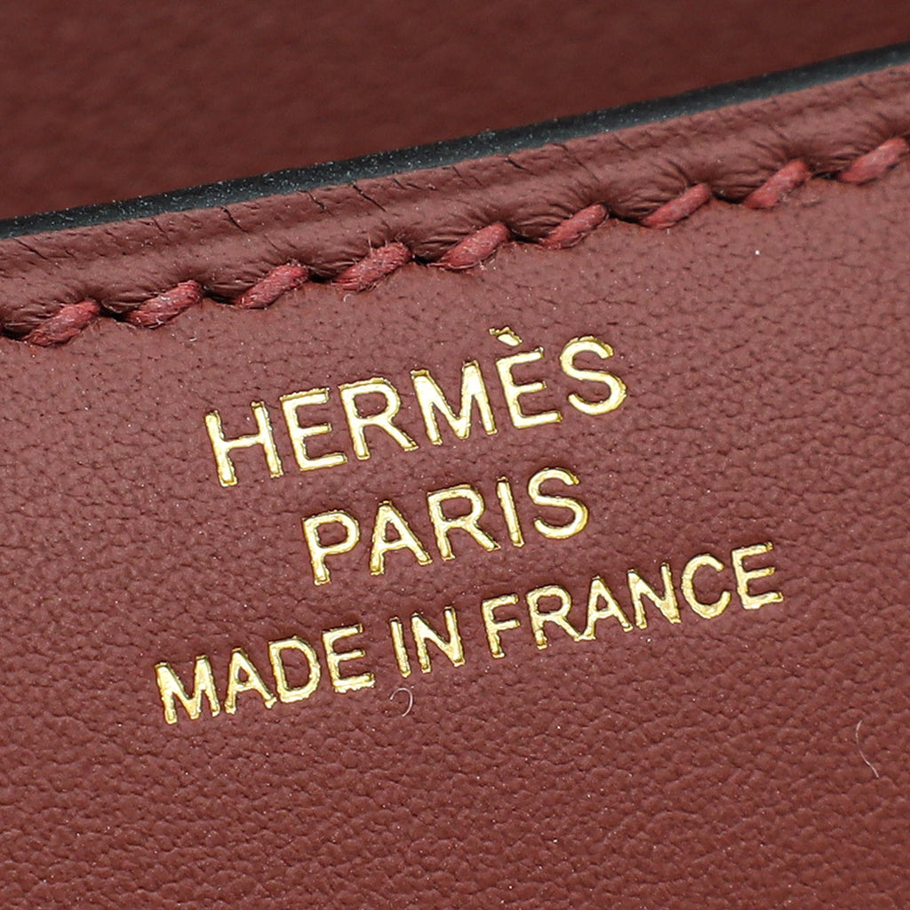 Hermes Rouge H Constance III Mini Bag